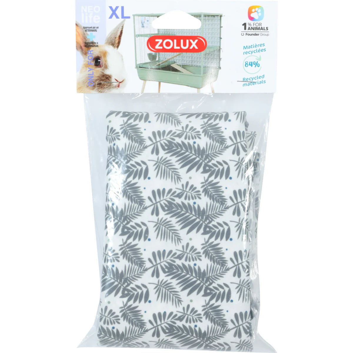 Zolux Neolife Fabric Backdrop For Rabbit Cages - 95 × 65.5 × 1 cm