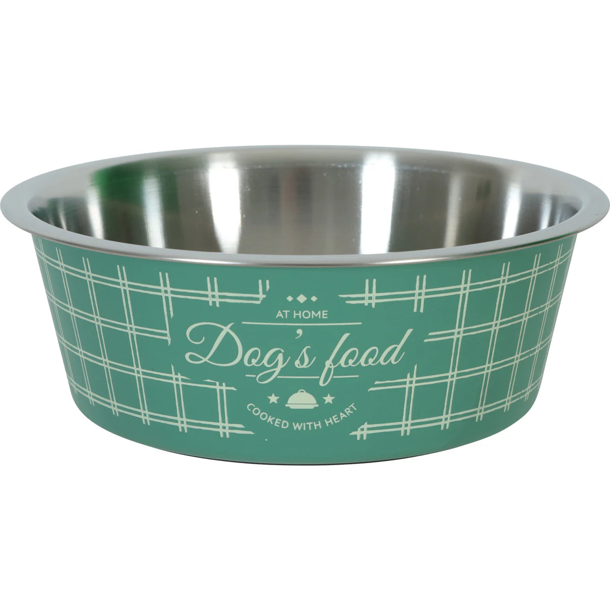Zolux Non-Slip Food Dog Bowl - Green / 1700 ml