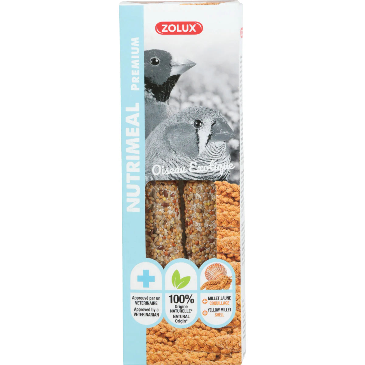 Zolux Nutrimeal Premium Sticks Exotic Bird Millet - 110 g