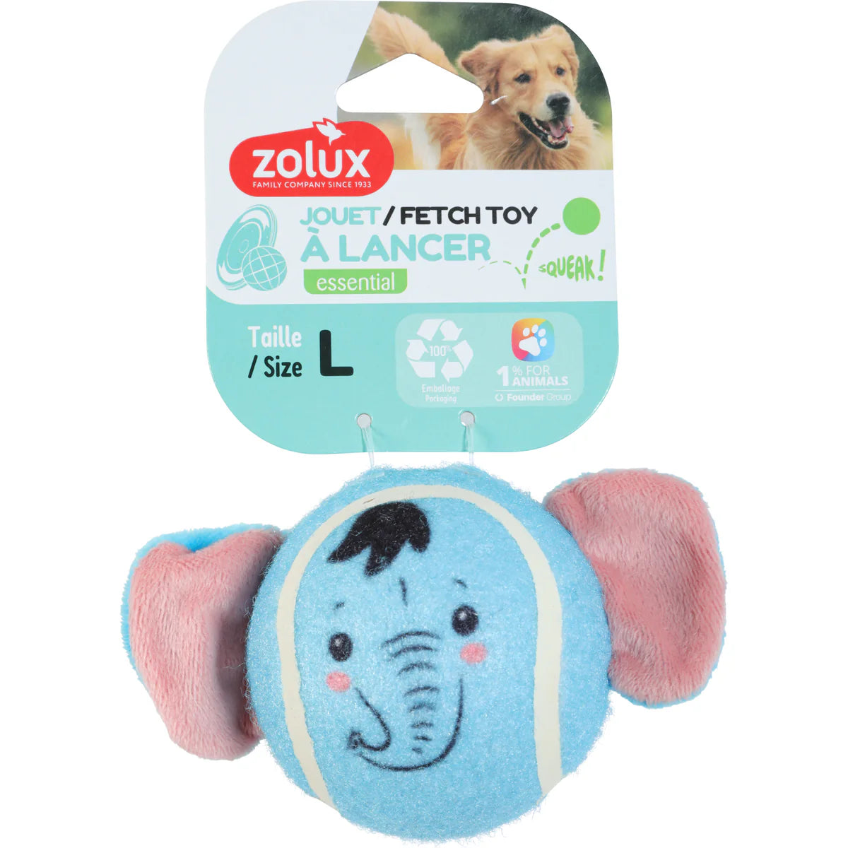 Zolux Tennis Ball Elephant - Large