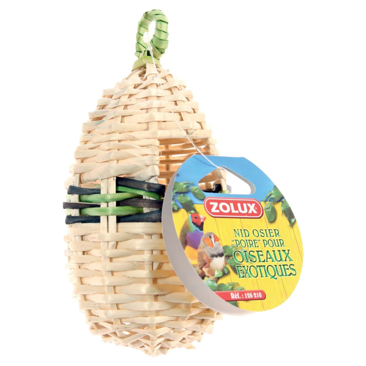 Zolux Wicker Pear Nest - One Size