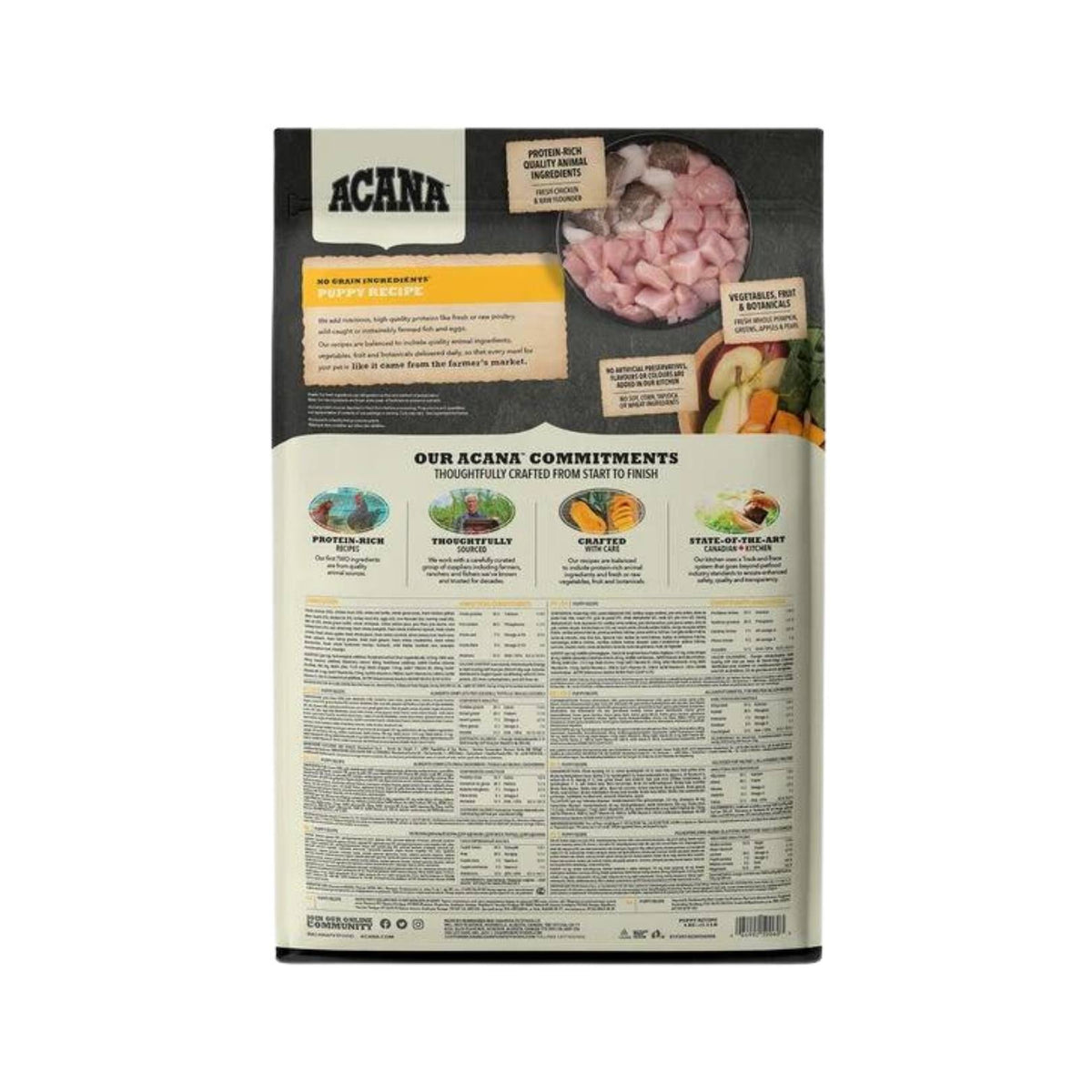 Puppy & Junior Medium Dry Food - Nourish Your Growing Pup Naturally - Back Bag