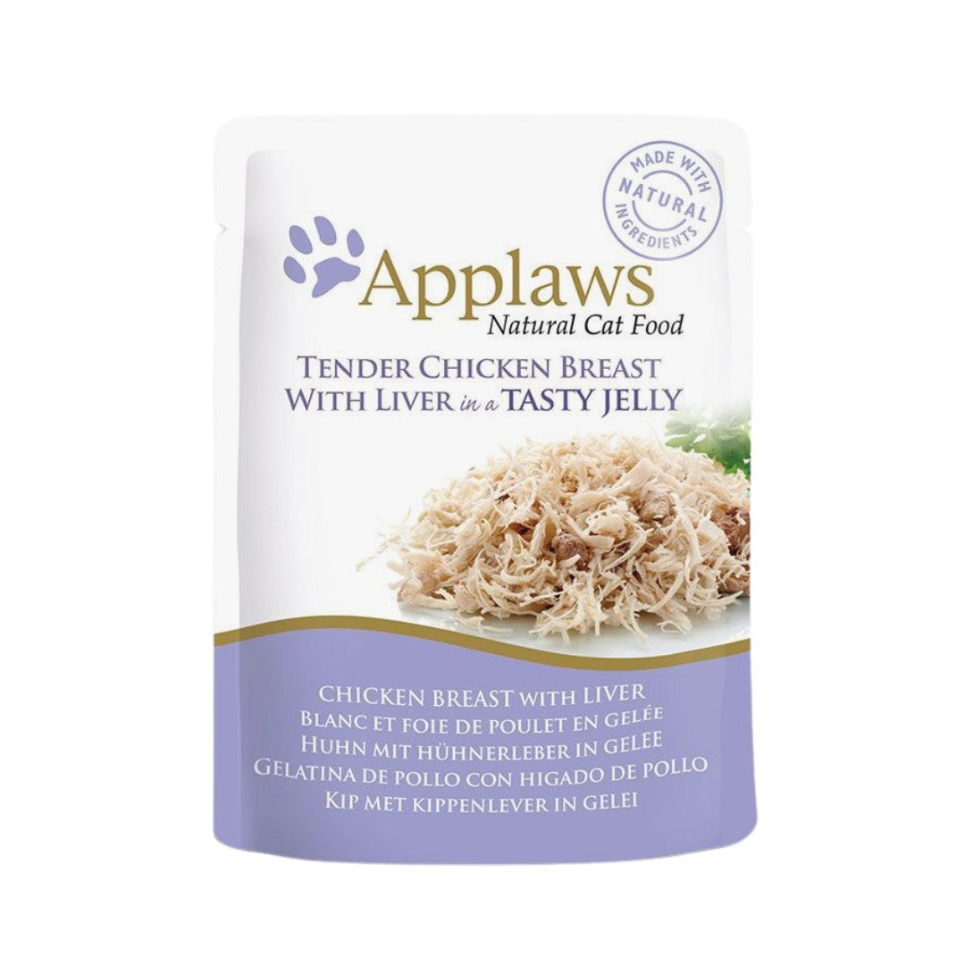 Applaws Chicken with Liver Jelly Cat Wet Food – High Protein, Natural Ingredients for Adult Cats