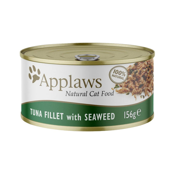 Applaws Tuna with Seaweed is 100% natural, healthy with 70% Fish to ensure the best nutrients for your cat with a natural source of taurine and beneficial seaweed.