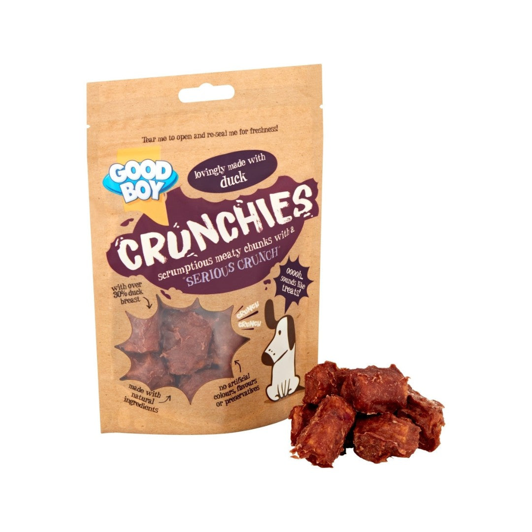 Armitage Goodboy Crunchies Duck Dog Treats, Crunchies scrumptious meaty chunks with a Serious Crunch.