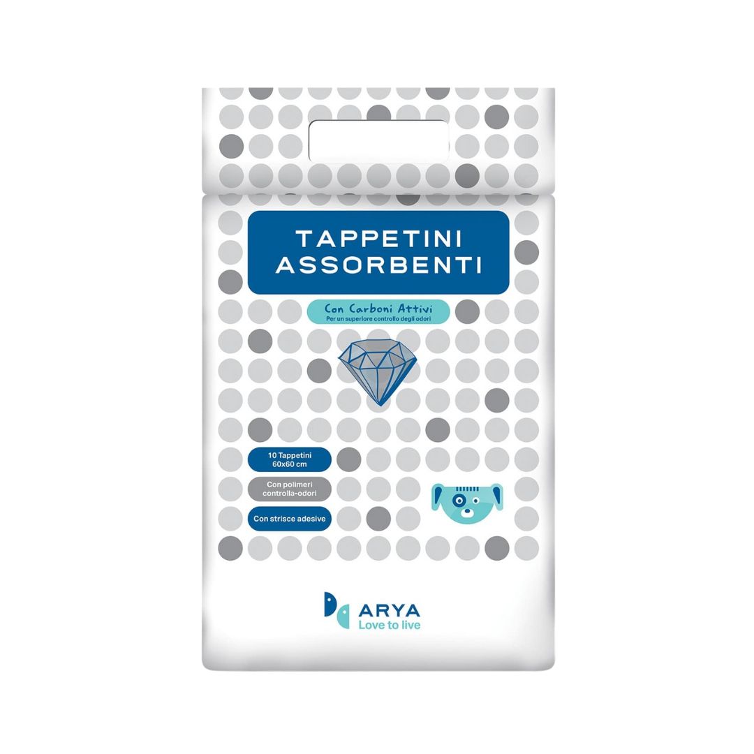 Arya Puppy Pee Pads with Activated Carbon for Dogs consist of multiple layers to ensure maximum Absorbent with Leak-Proof and Quick-Dry.