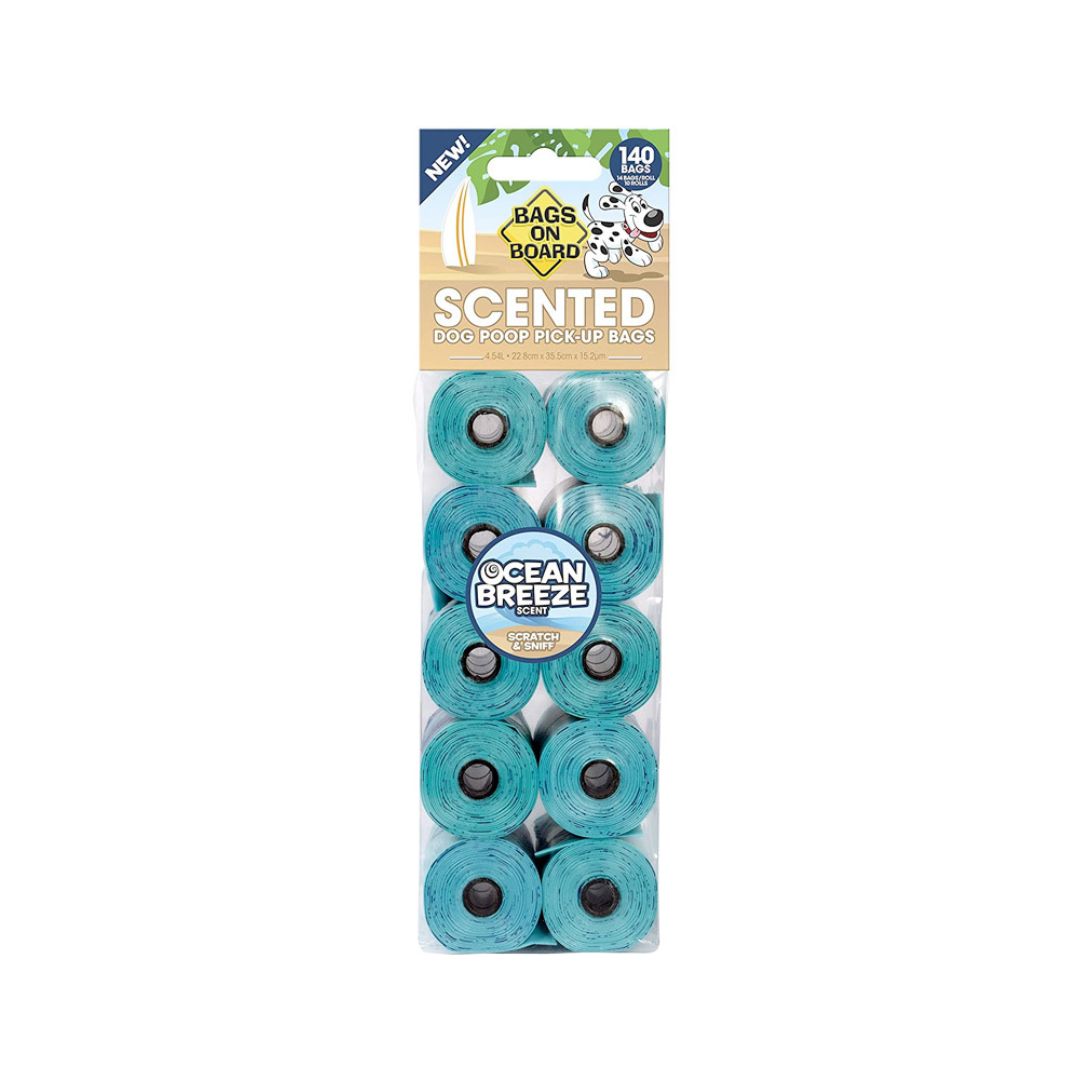Bags on Board Ocean Breeze Dog Waste Bags 140