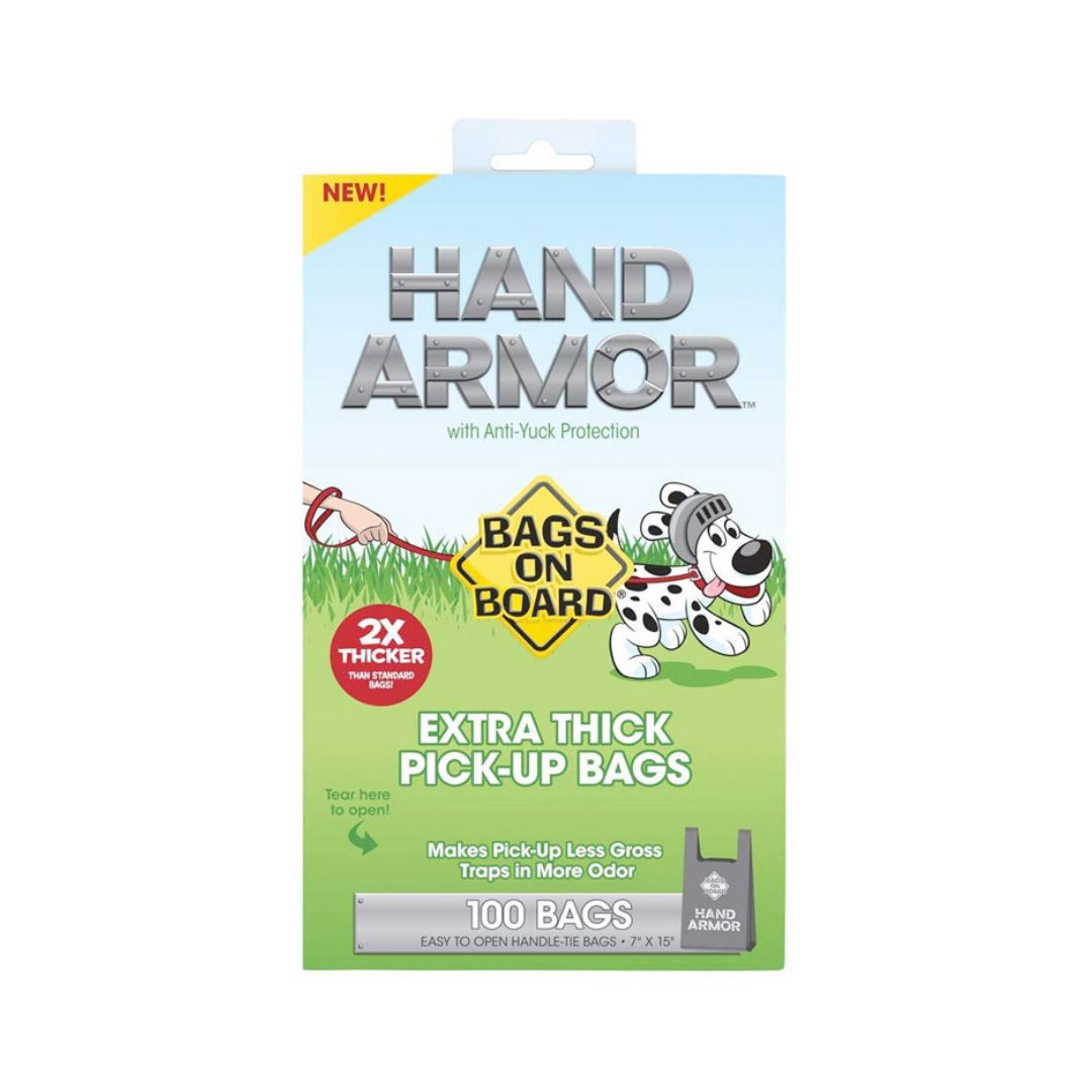 Bags on Board Hand Armour Extra-Thick Waste Bags 100