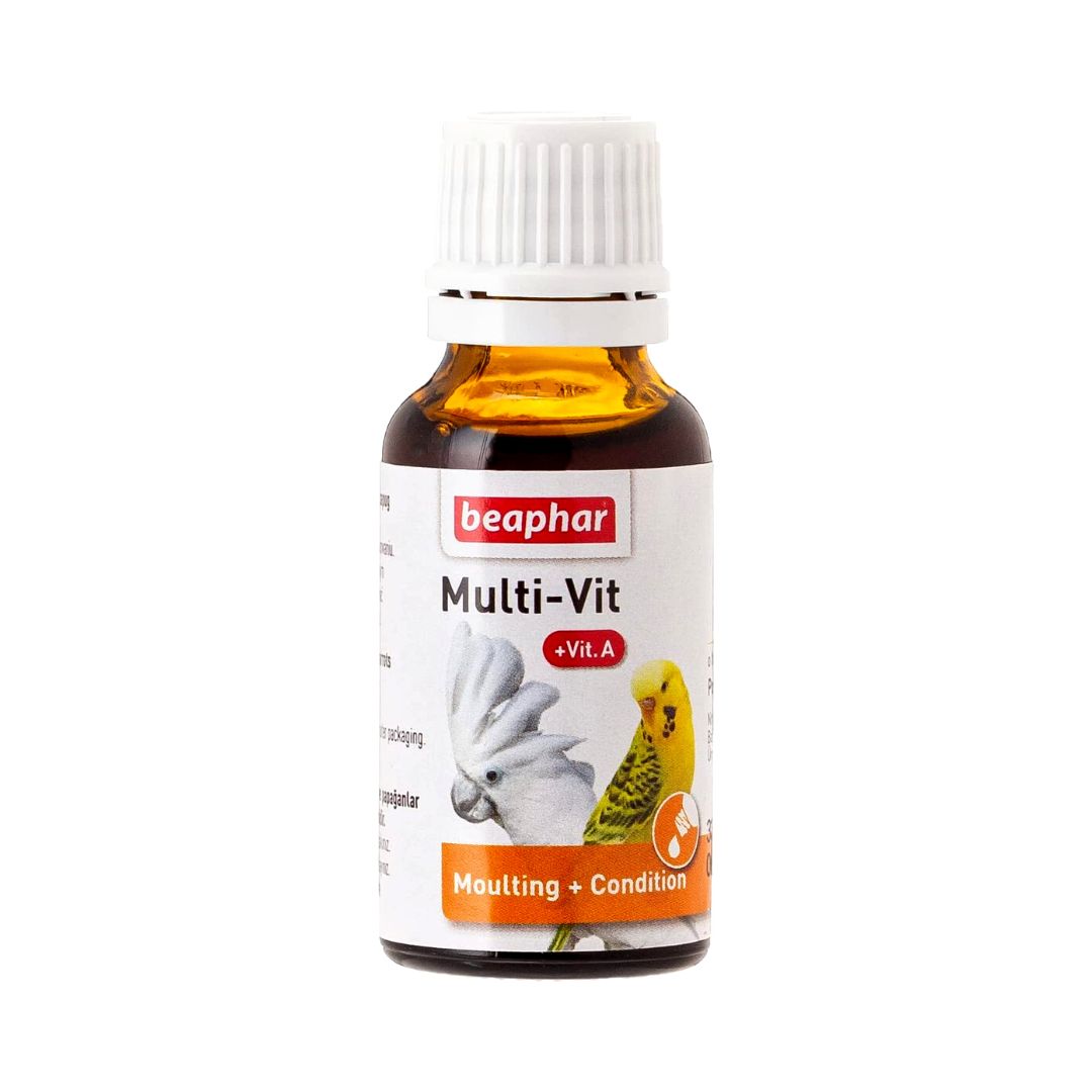 Beaphar Multi-Vit Parrots Vitamins - front packaging