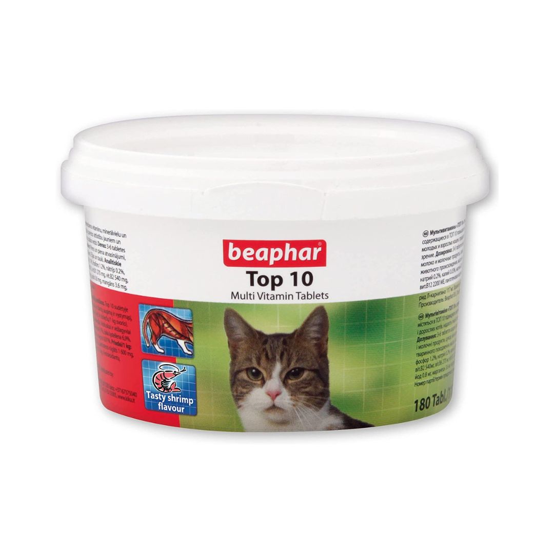 Beaphar Top 10 Cat Multi-Vitamins - front packaging