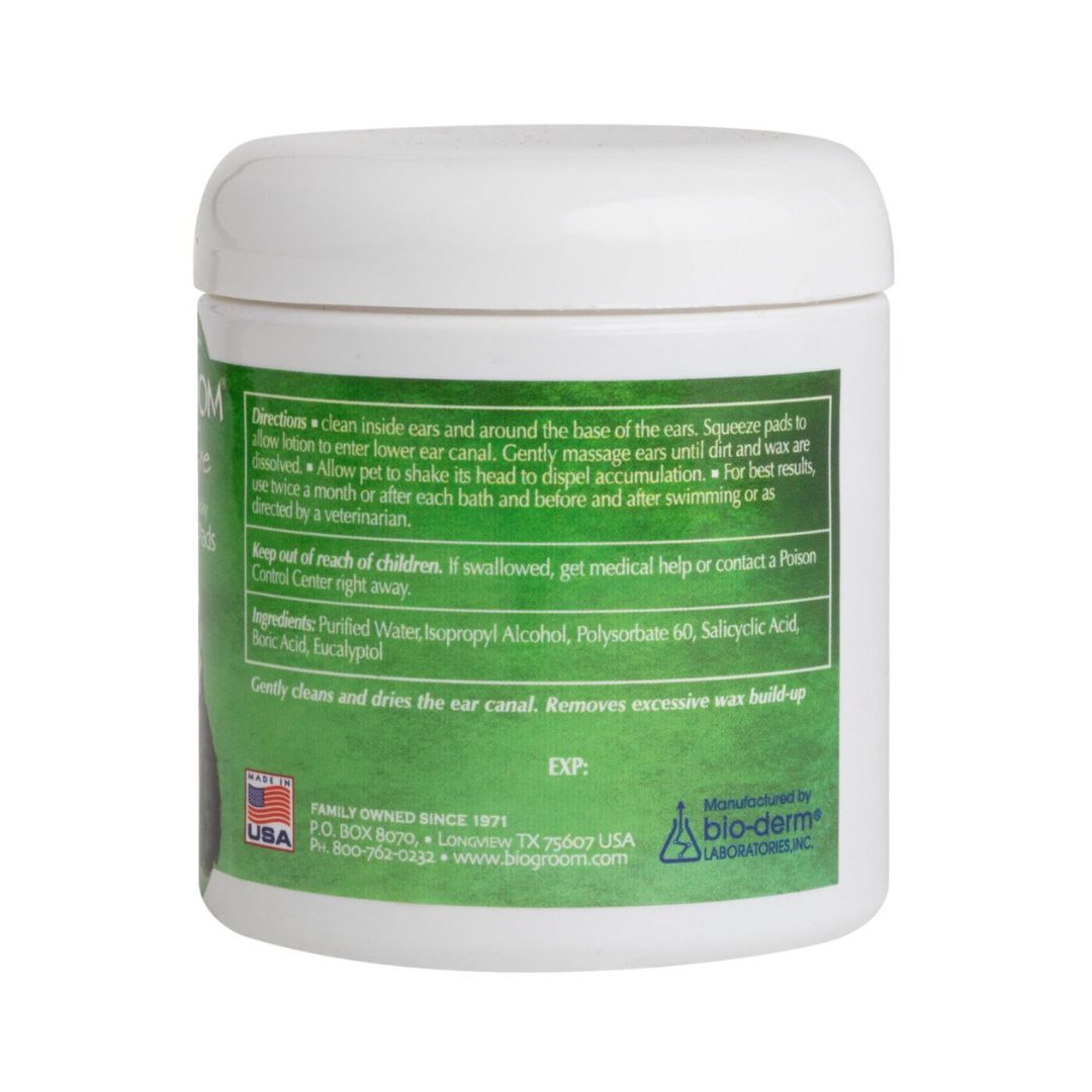 Bio Groom Dog Ear Cleaner - Keeping Pet's Ears Clean and Healthy Side Box
