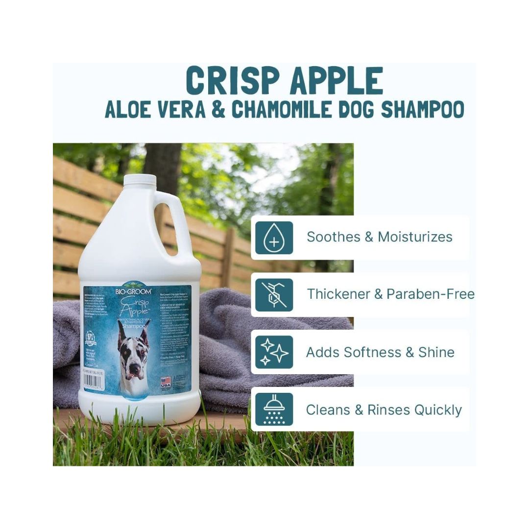 Bio Groom Natural Scents Crisp Apple Scented Dog Shampoo - Benefits