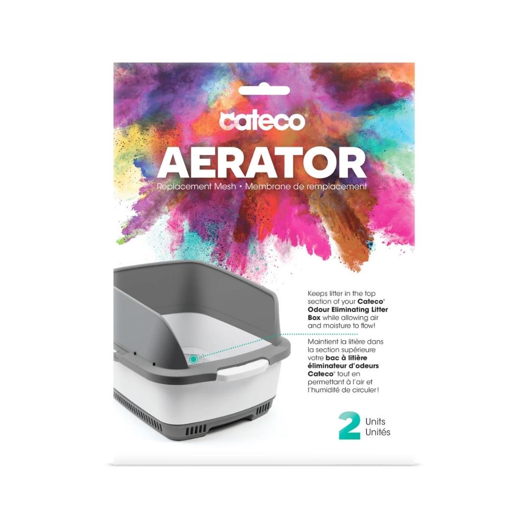 Cateco Aerator Replacement Mesh Pack for Cat Litter Box - Pack of 2