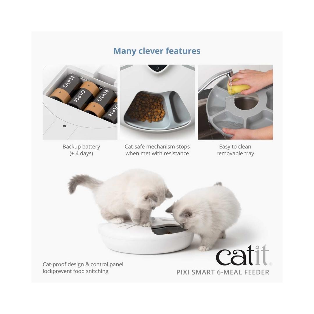 Catit PIXI Smart 6-Meal Automatic Cat Feeder - product view 6