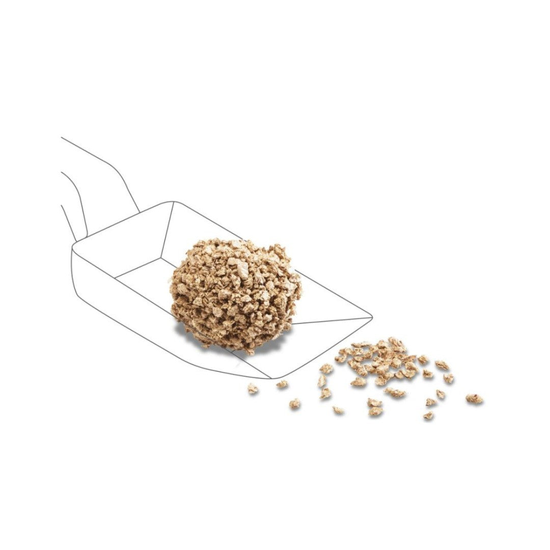 Cat's Best Organic Cat Litter, a clumping cat litter, Cat‘s Best Original, uses active wood fibers' natural power. A tray lasts up to 7 weeks, extremely odor-absorbent 3.