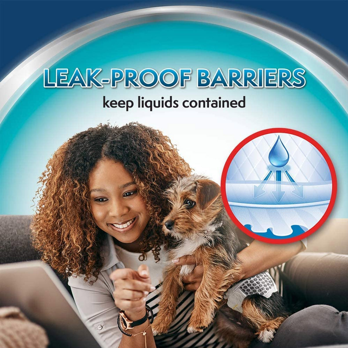 Simple Solution Disposable Male Wraps will protect your home from pee and restore peace of mind for you and your male dog.