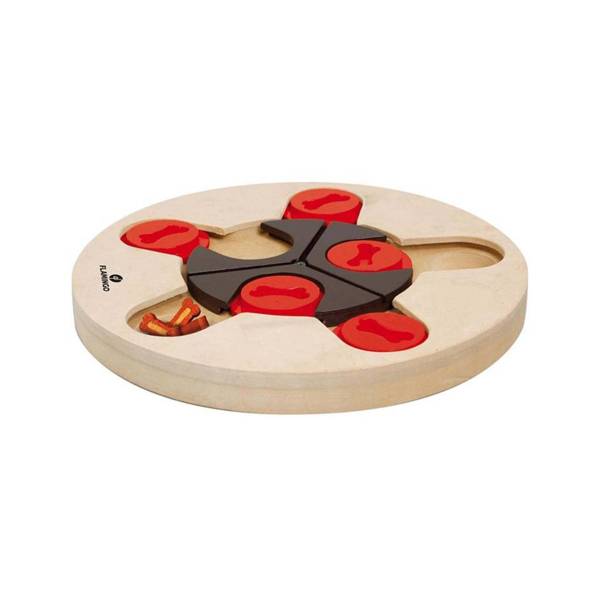 Flamingo Athena Brain Train Natural Dog Toy - Mental Stimulation and Durability in Dubai.