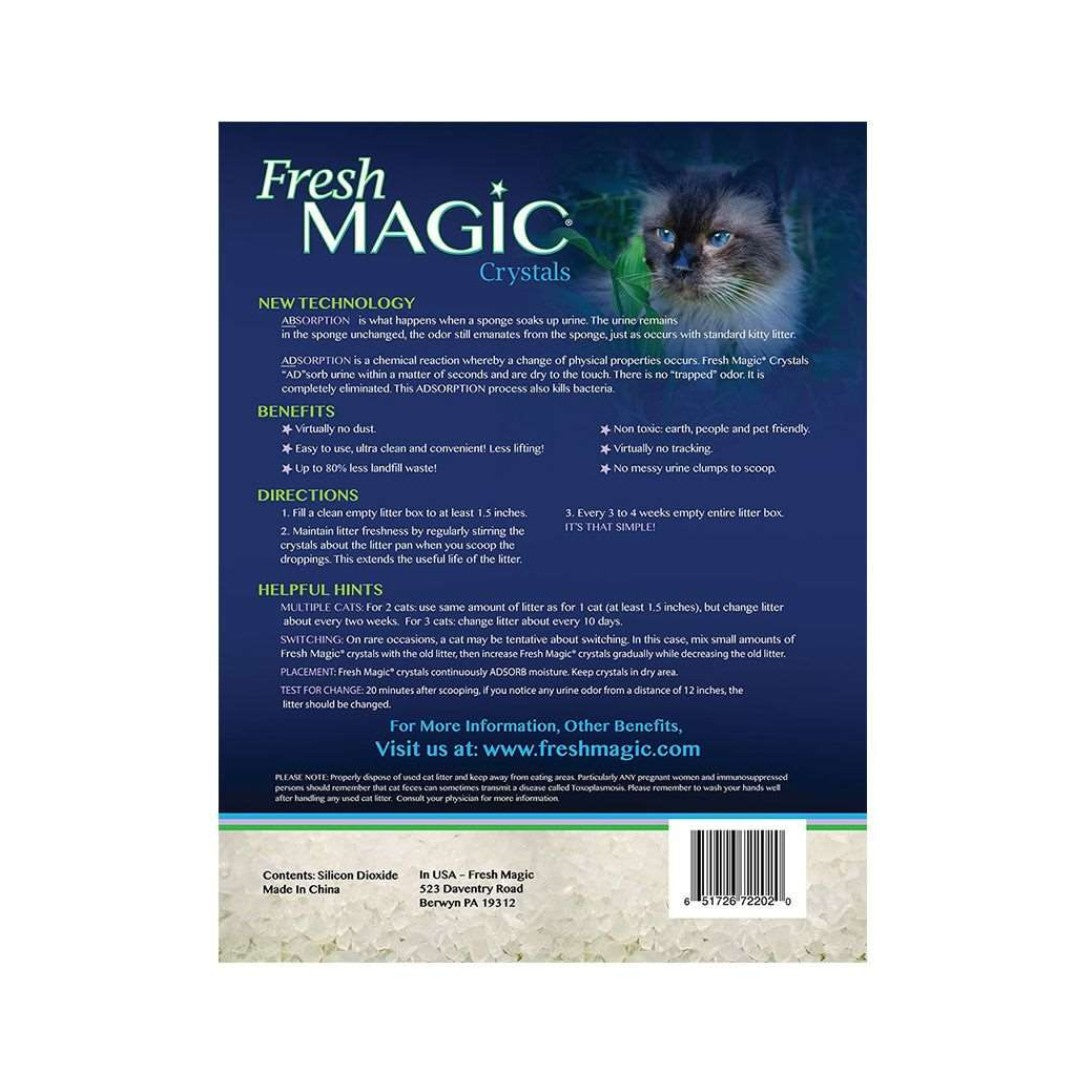 Fresh Magic Crystal Cat Litter - Odor Control and Sustainability in Dubai - Back Bag