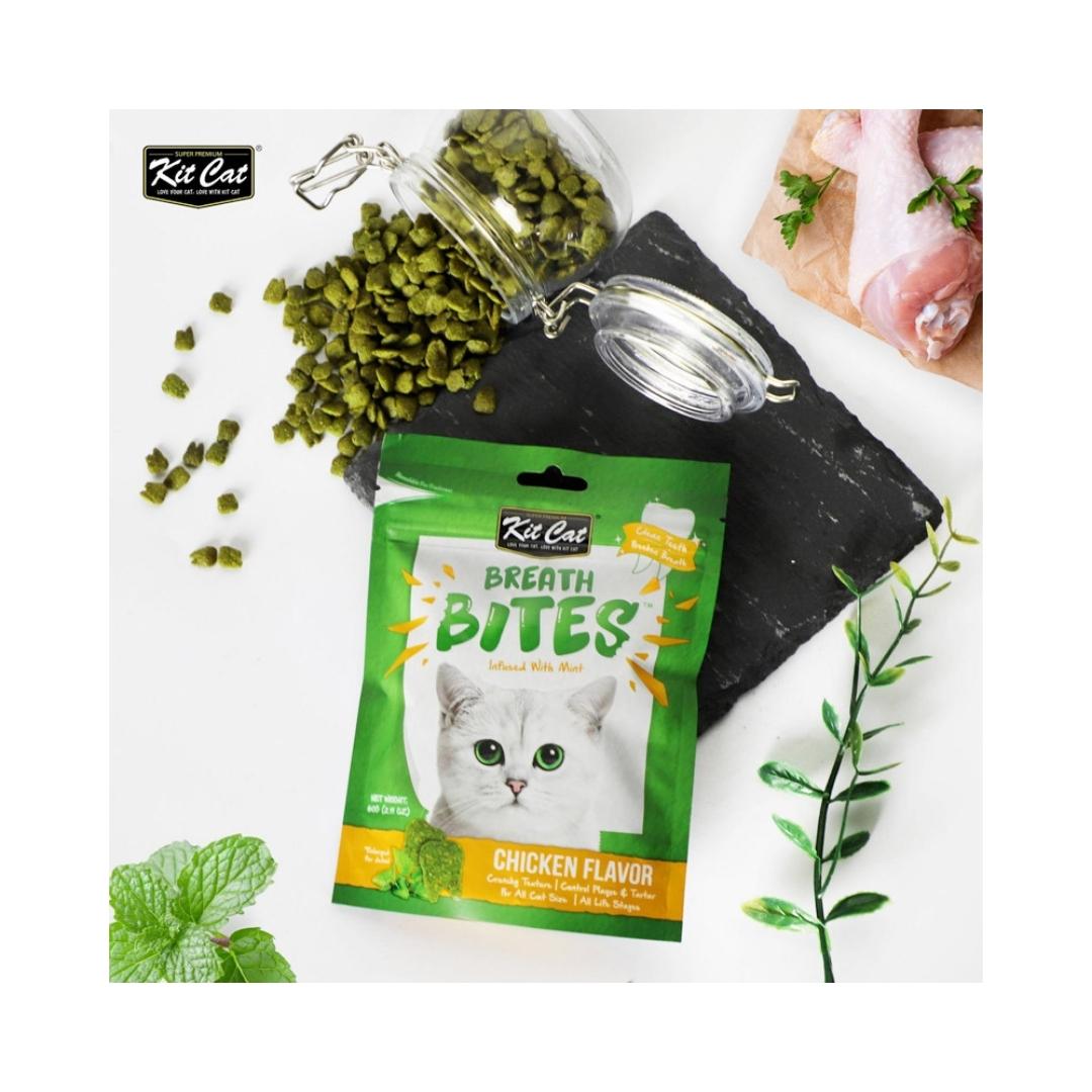 Buy Kit Cat Breath Bites Chicken Cat Treats | Petz.ae