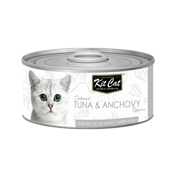 Kit Cat Deboned Tuna & Anchovy Toppers Cat Wet Food 80g
