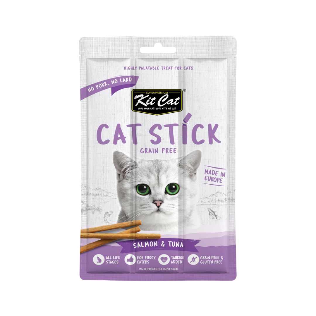Buy Kit Cat Stick Salmon & Tuna Cat Treats | Petz.ae