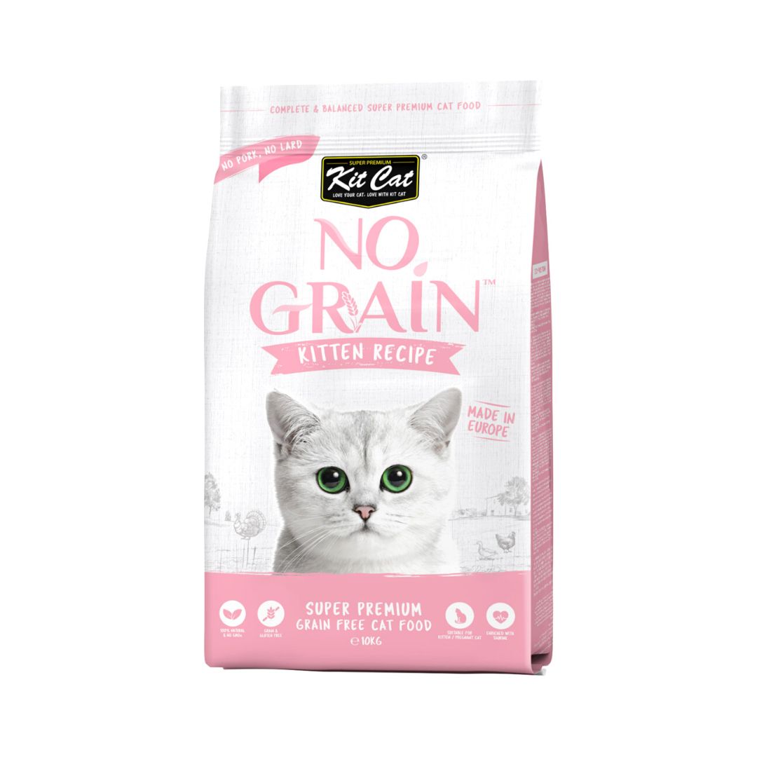 Kit Cat No Grain Kitten Dry Food Petz.ae