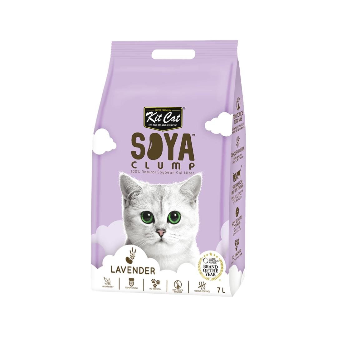 Kit Cat Soybean Lavender Cat Clump Litter - Image 1