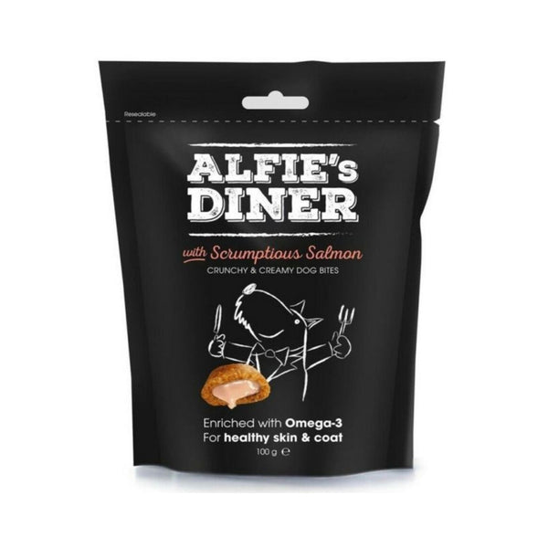 reat your furry friend to an absolutely delightful experience with Alfie's Diner Gourmet Dog Treats – a premium indulgence crafted with wholesome ingredients. 