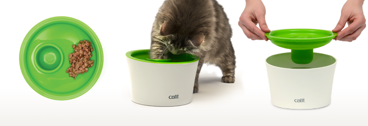 Catit Senses 2.0 Multi-Feeder Cat Feeding Bowl - product view 3