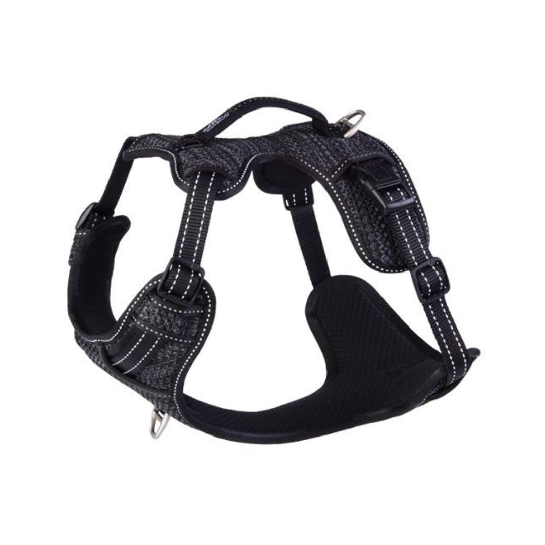 The Rogz Utility Explore Harness is designed to keep your canine companion cozy while offering you added control Black.