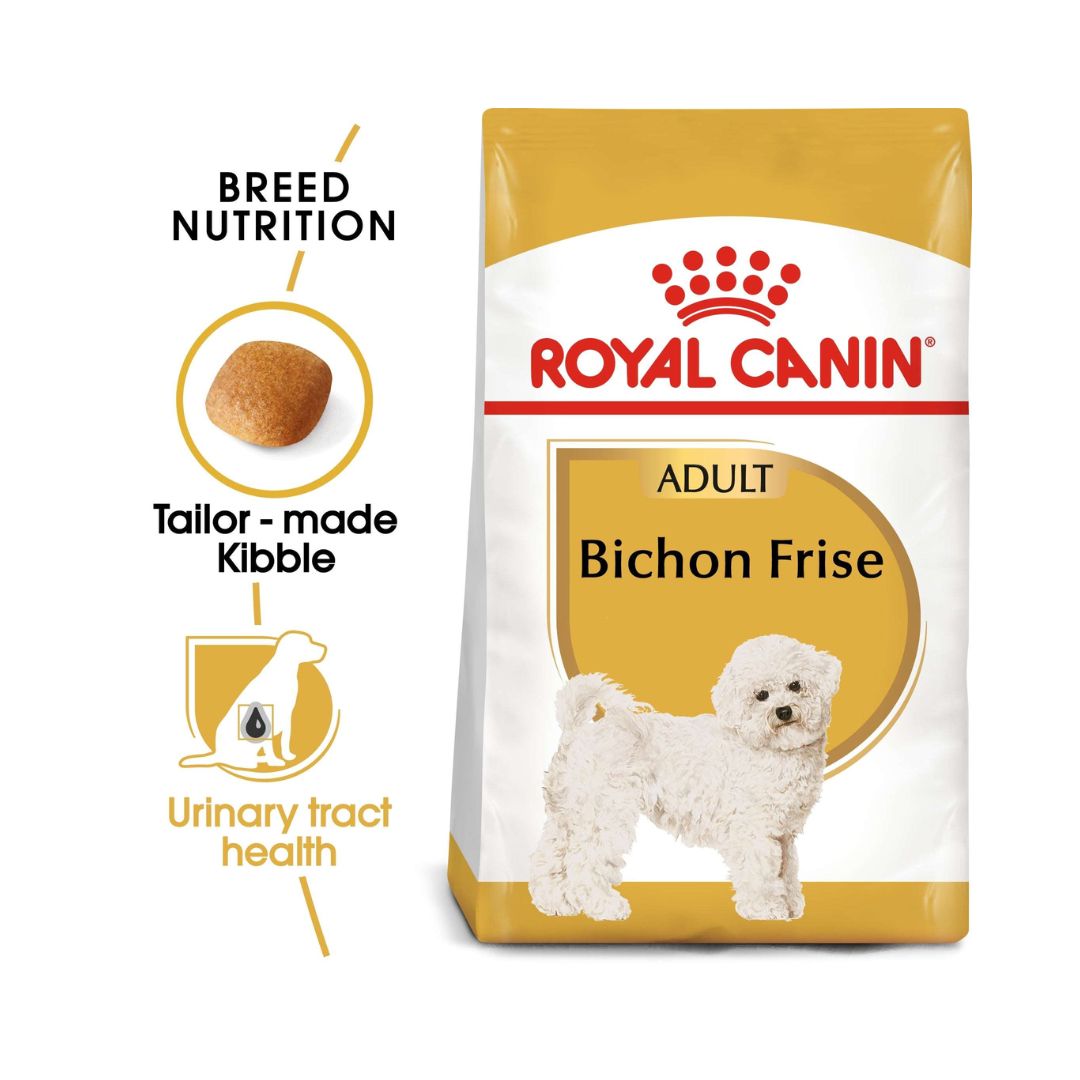 Royal Canin Bichon Frise Adult Dog Dry Food, 1.5kg bag - Benefits.