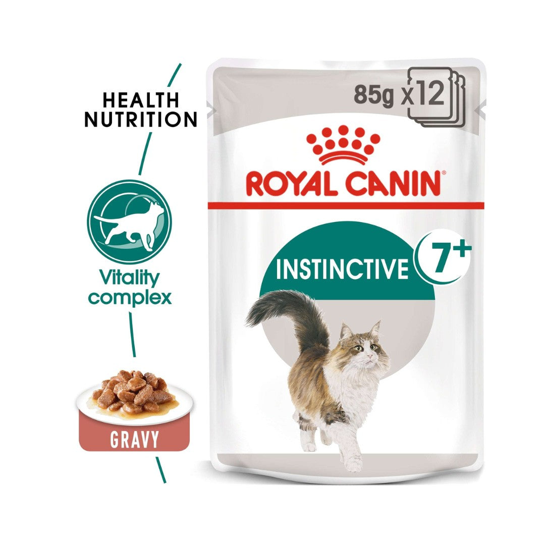 Royal Canin Instinctive 7+ Gravy Adult Wet Cat Food Health Nutritions