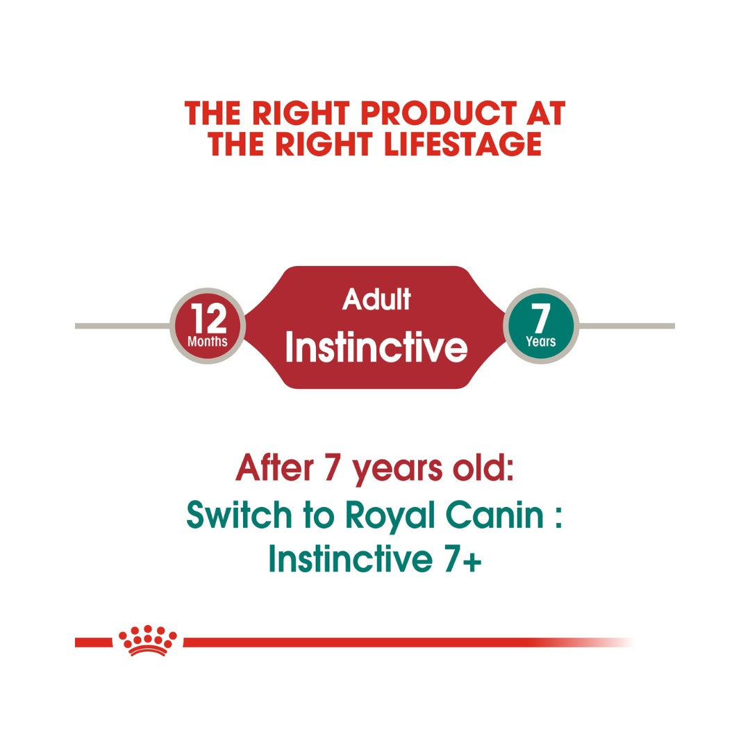 Royal Canin Instinctive Adult Jelly Wet Cat Food Complete feed for adult cats (thin slices in jelly) 3.