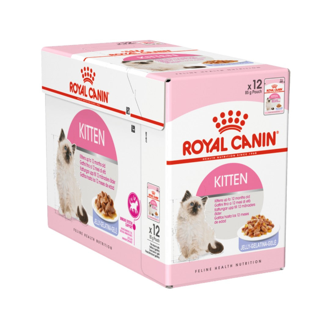 Royal Canin Kitten Jelly Wet Food - Full Box
