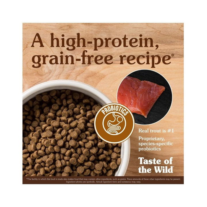 Taste Of The Wild Canyon River with Trout & Smoked Salmon Cat Dry Food can be good for cats with allergies or sensitivities. Packed vegetables and fruits 2.