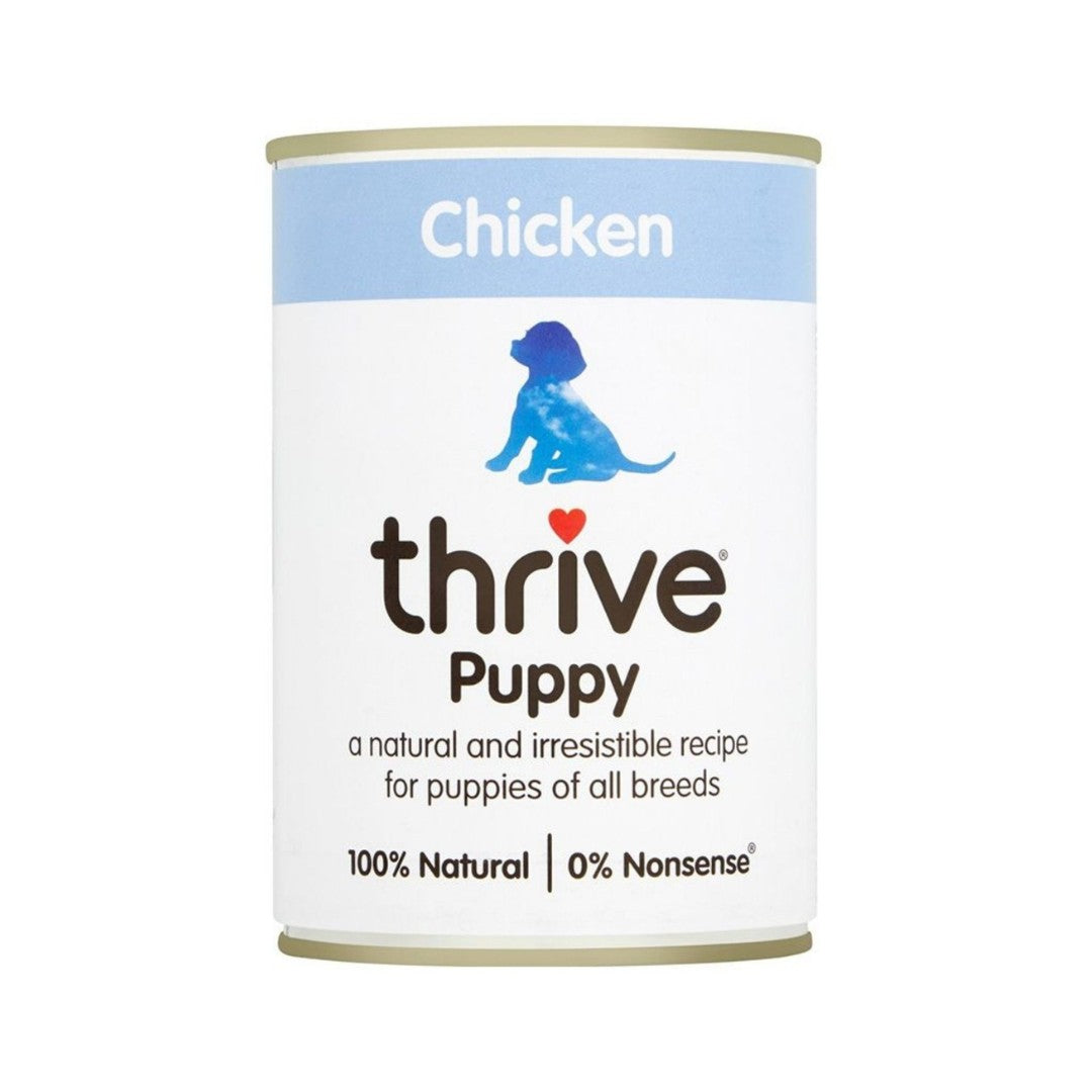 Thrive Complete Chicken Puppy Wet Food - Premium, natural chicken wet food for all dog breeds and life stages.