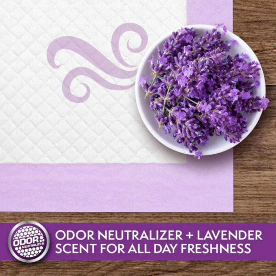 Simple Solution All Day Premium Dog Pads, Lavender Scent