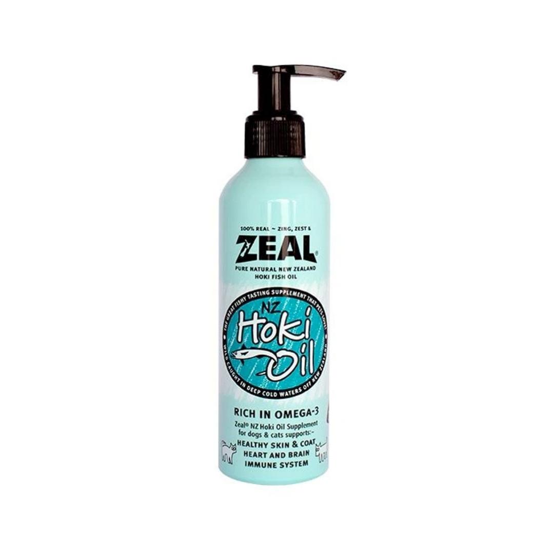Zeal Natural Hoki Fish Oil Supplement for Cats & Dogs - front packaging