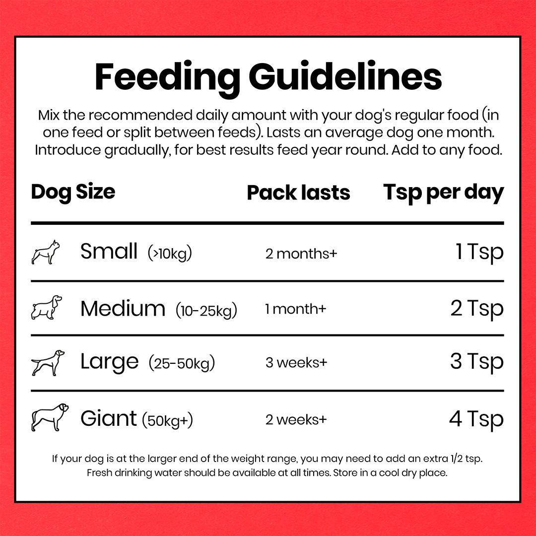 Pooch & Mutt Bionic Biotic Supplements for Dogs