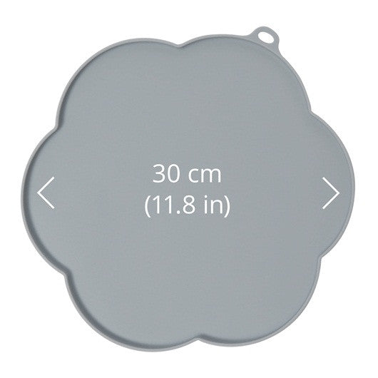 Catit Flower Cat Feeding Mat - Grey - product view 5