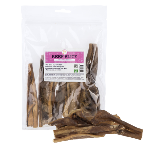 JR Pet Products Rolled Beef Slice 200g dog treat.