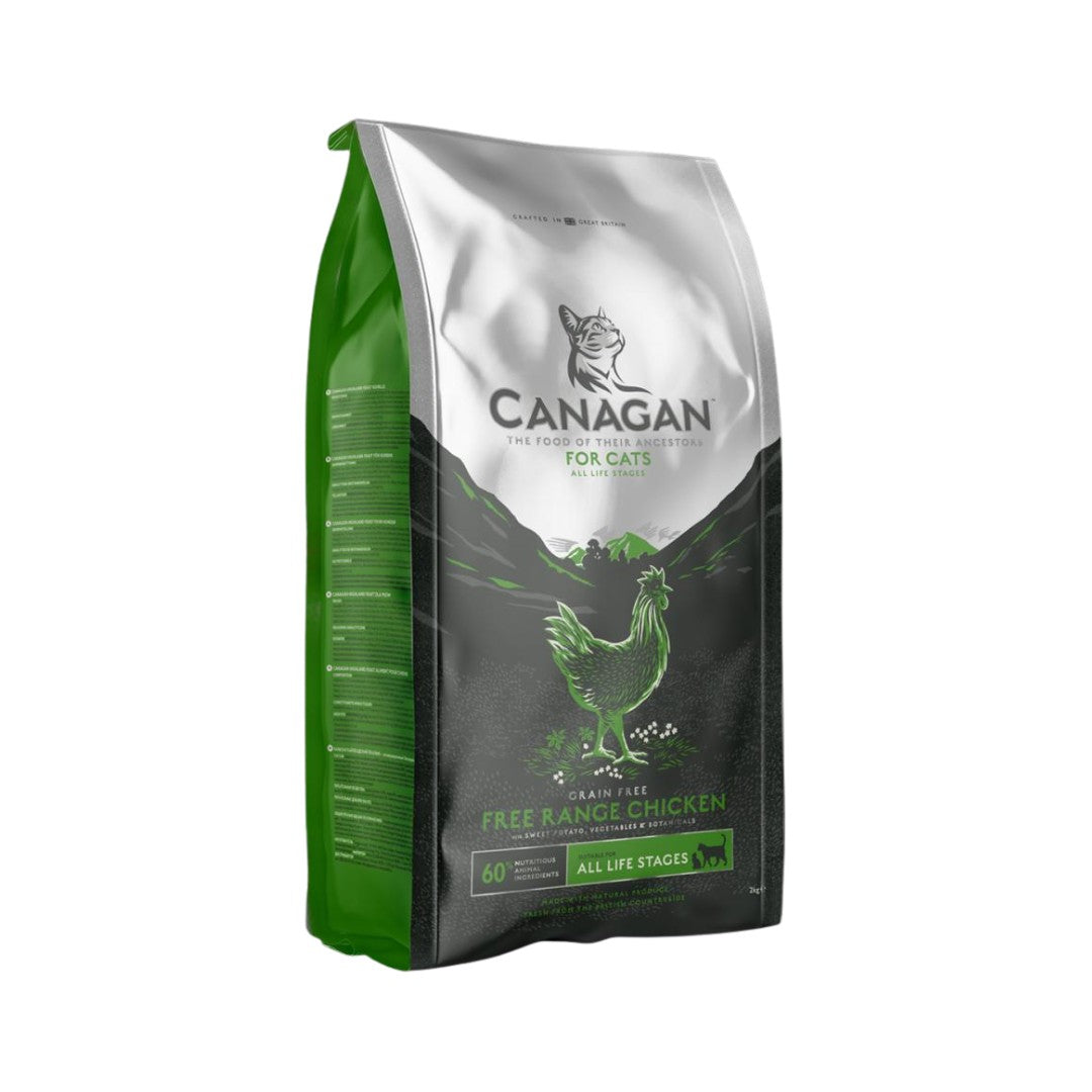 Canagan Free Range Chicken Grain-Free Cat Dry Food 2kg – Premium UK Recipe