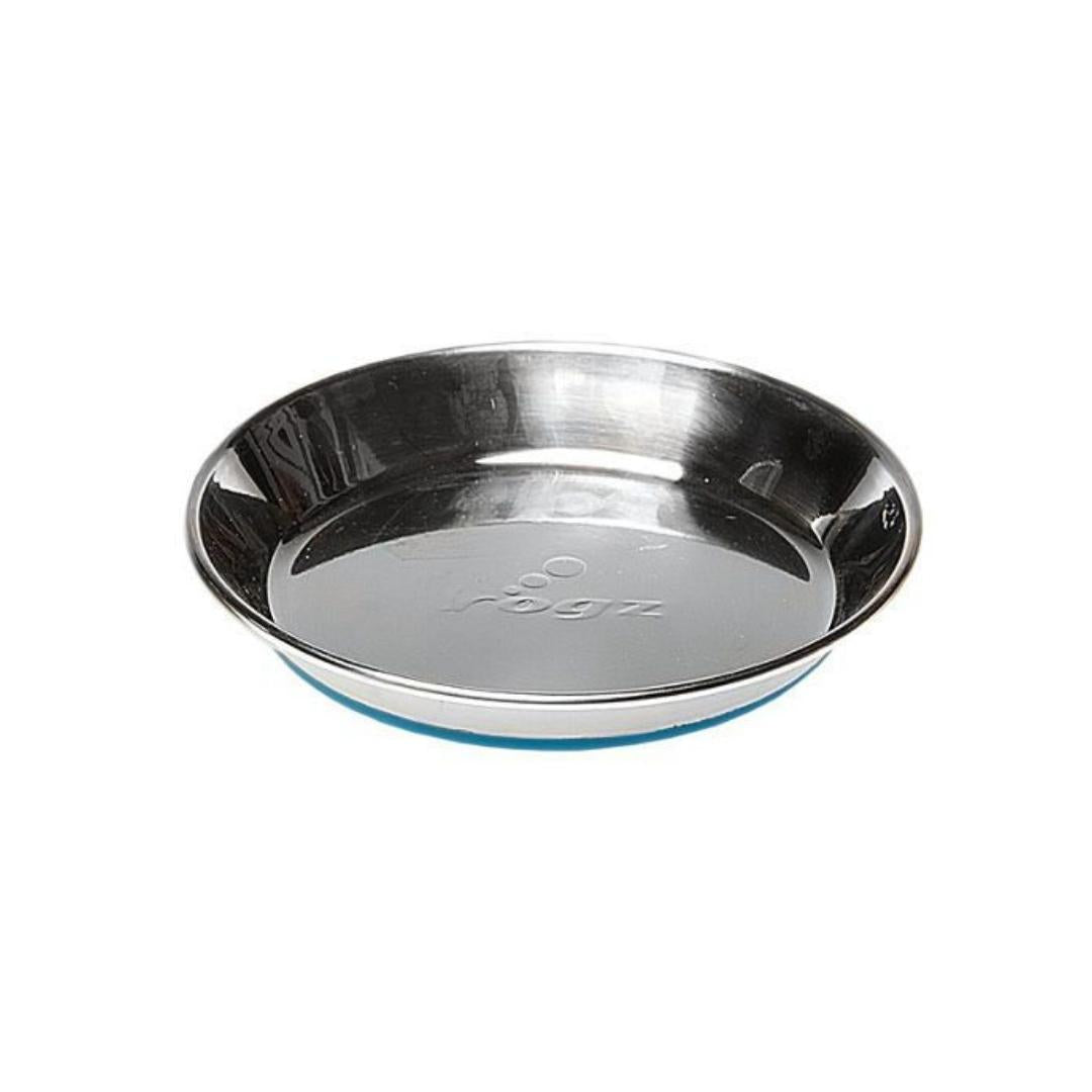 Rogz Anchovy stainless steel cat bowl with silicone base - ideal hygienic pet bowl for Dubai homes with cats