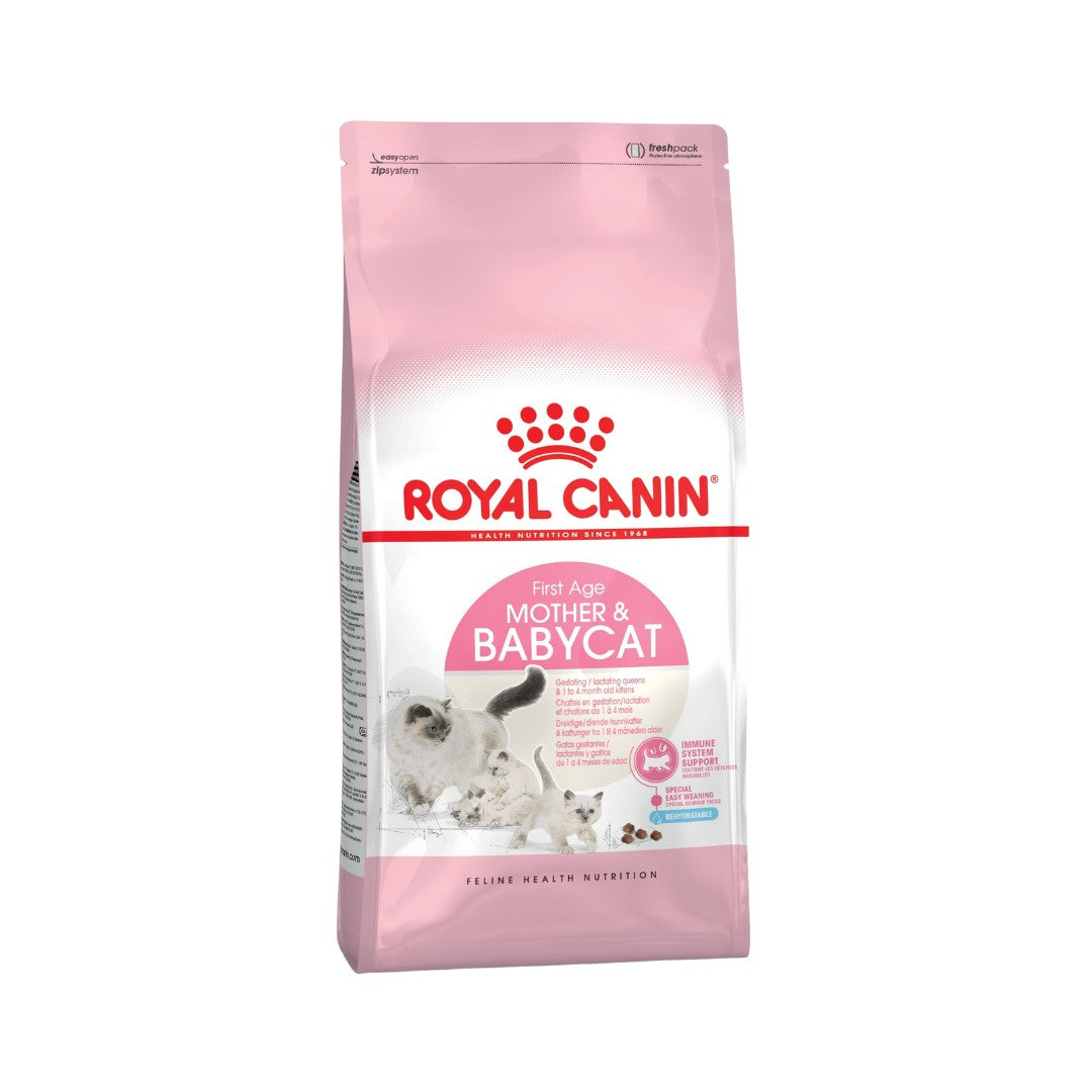 Royal Canin Feline Health Nutrition Mother & Babycat Dry Cat Food.