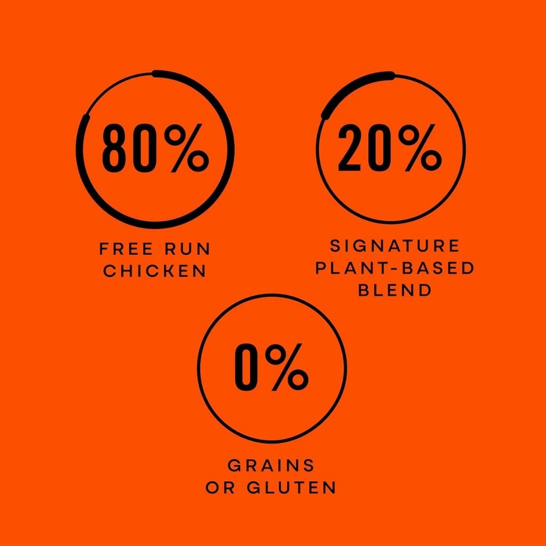 Highlights nutritional information, and ingredient transparency.
