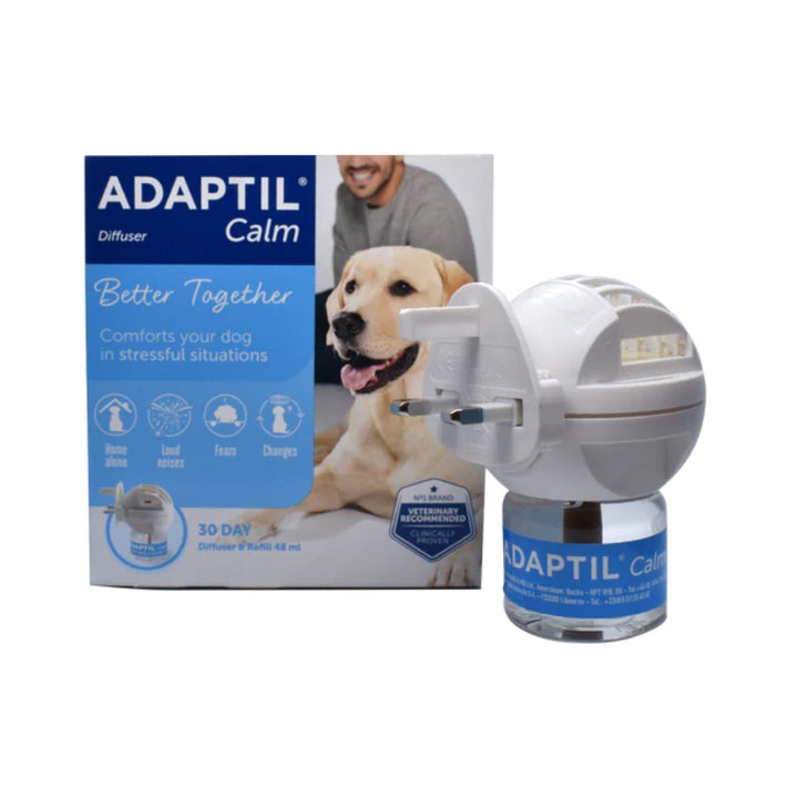 Image of ADAPTIL Dog Calm Diffuser + Refill Starter Kit - A calming diffuser for dogs that helps manage anxiety and stress with natural pheromones.