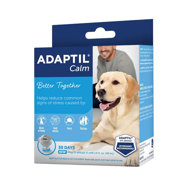 Image of ADAPTIL Dog Calm Diffuser + Refill Starter Kit - A calming diffuser for dogs that helps manage anxiety and stress with natural pheromones.