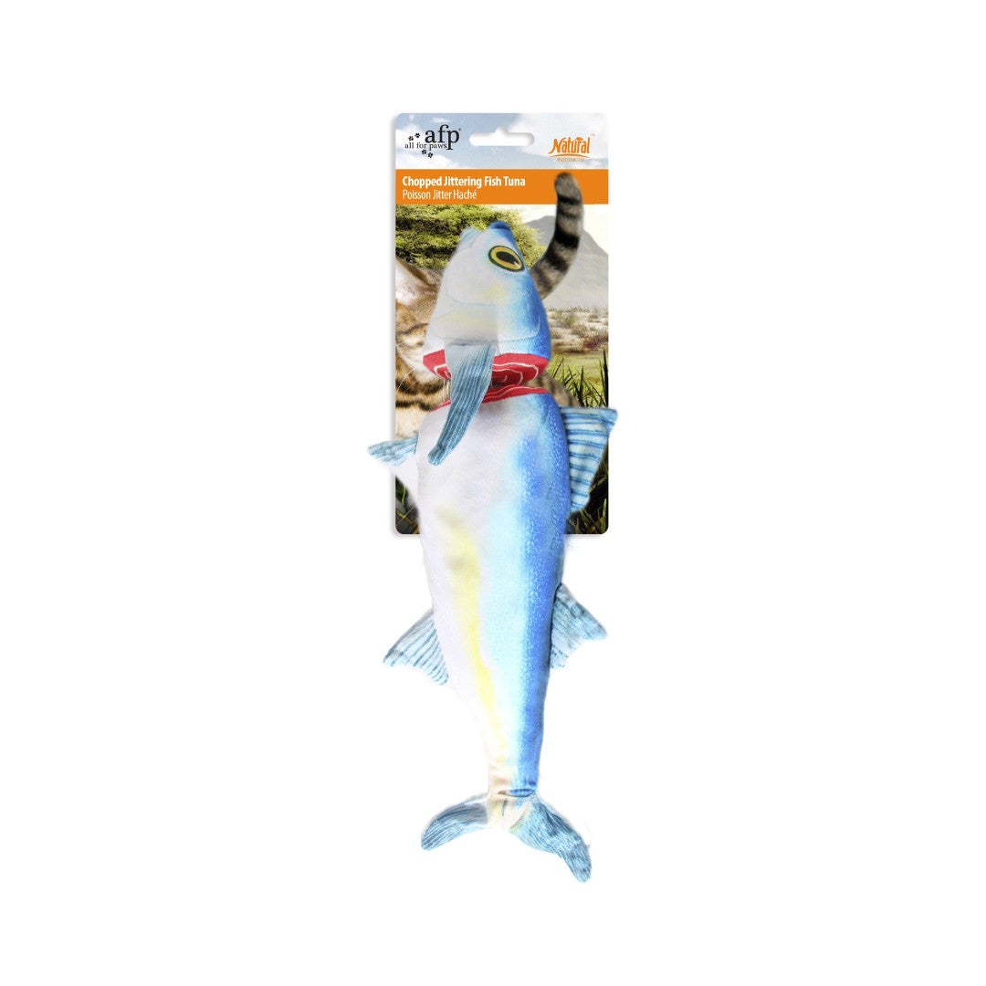 All For Paws Chopped Tuna Cuddler Cat Toy is designed to appeal to your cat's natural playful instincts and encourage daily exercise.