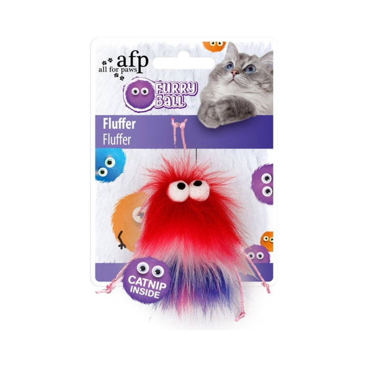All For Paws Fluffer Cat Toy Red Color