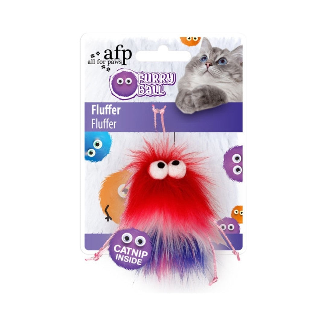 All For Paws Fluffer Cat Toy Red Color